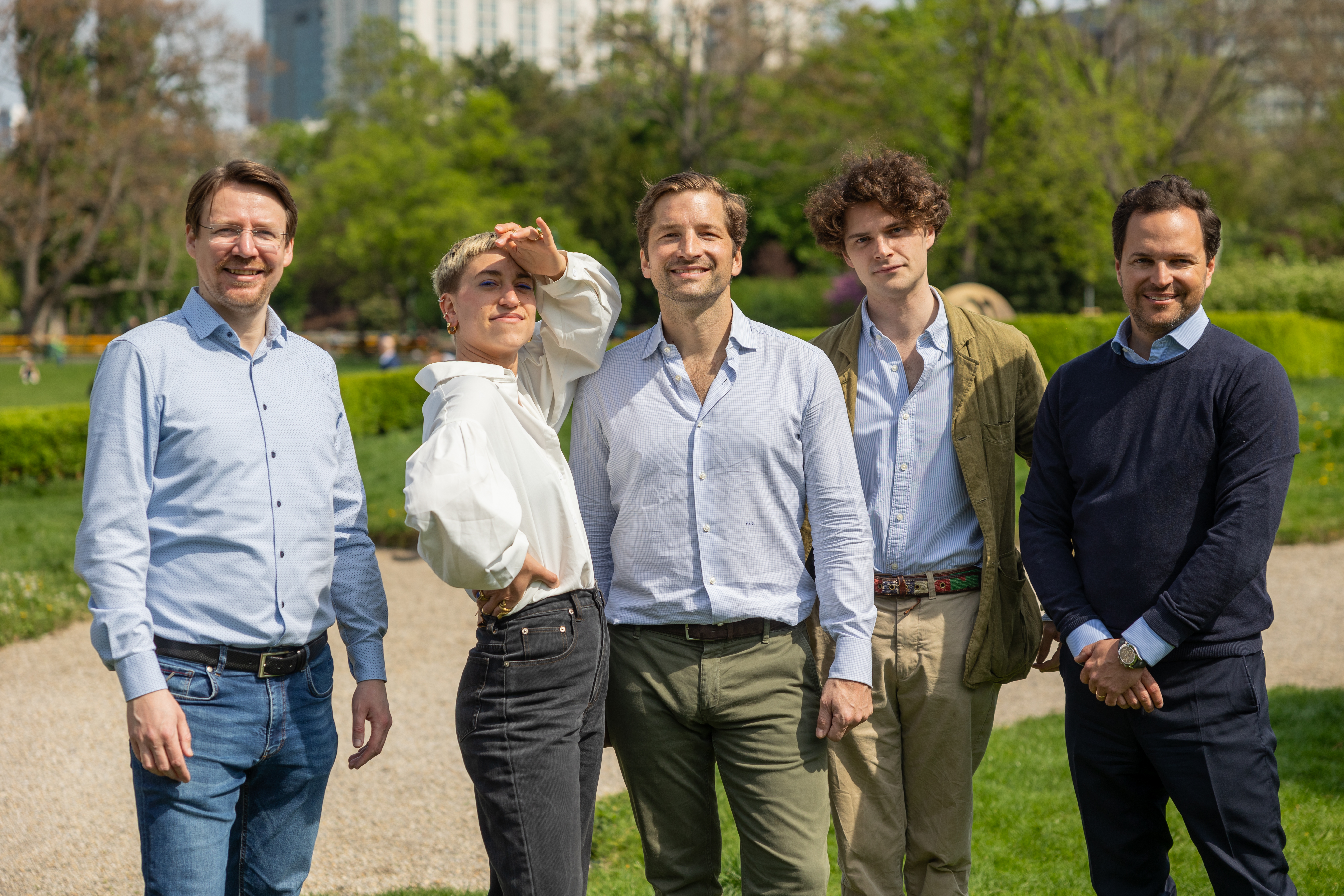 Das Karl-Team im Wiener Stadtpark