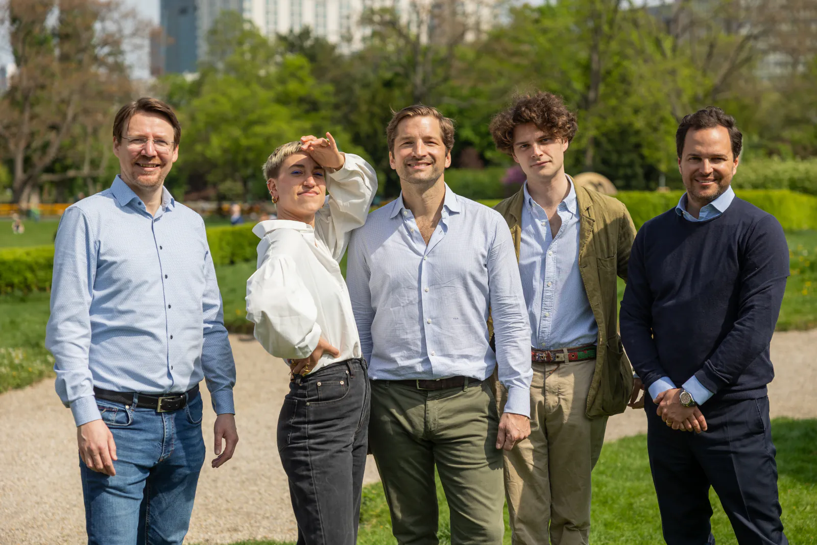 Il team di Karl nello Stadtpark di Vienna